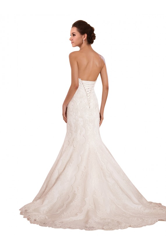 Sweetheart Neckline Sexy Mermaid Lace Wedding Dress