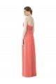 Draped Sweetheart Strapless Chiffon Bridesmaid Dress