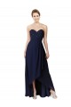 Sweetheart Neckline Beaded Lace and Chiffon Bridesmaid Dress