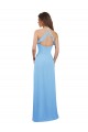 Slim Chiffon Bridesmaid Dress with Ruffled Sweetheart Neckline