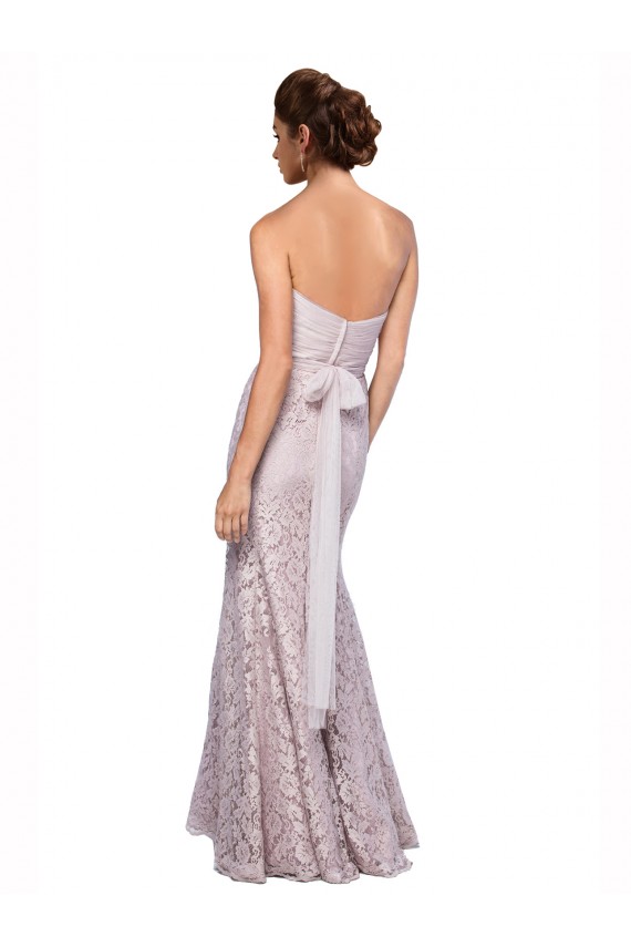 Floor Length Fitted Sweetheart Lace Bridesmaid Dress / Prom Dress