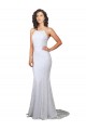 High Neck Backless Lace Wedding Dress with Plunging Low Back