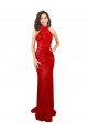 Halter High Neck Mermaid Open Back Formal Sequin Bridesmaid Dress / Prom Dress