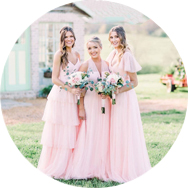 Pink Bridesmaid Dresses